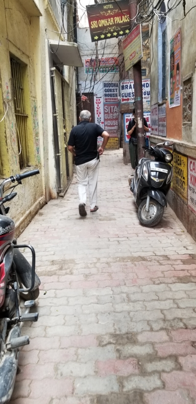 Narrow lanes in Varanasi